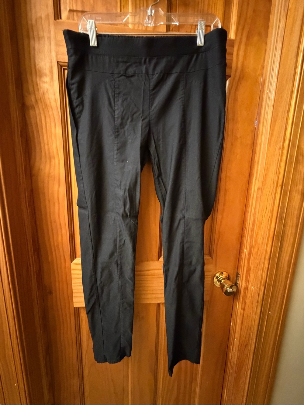 Simply Vera Vera Wang Black Skinny Mid Rise Pants Size L